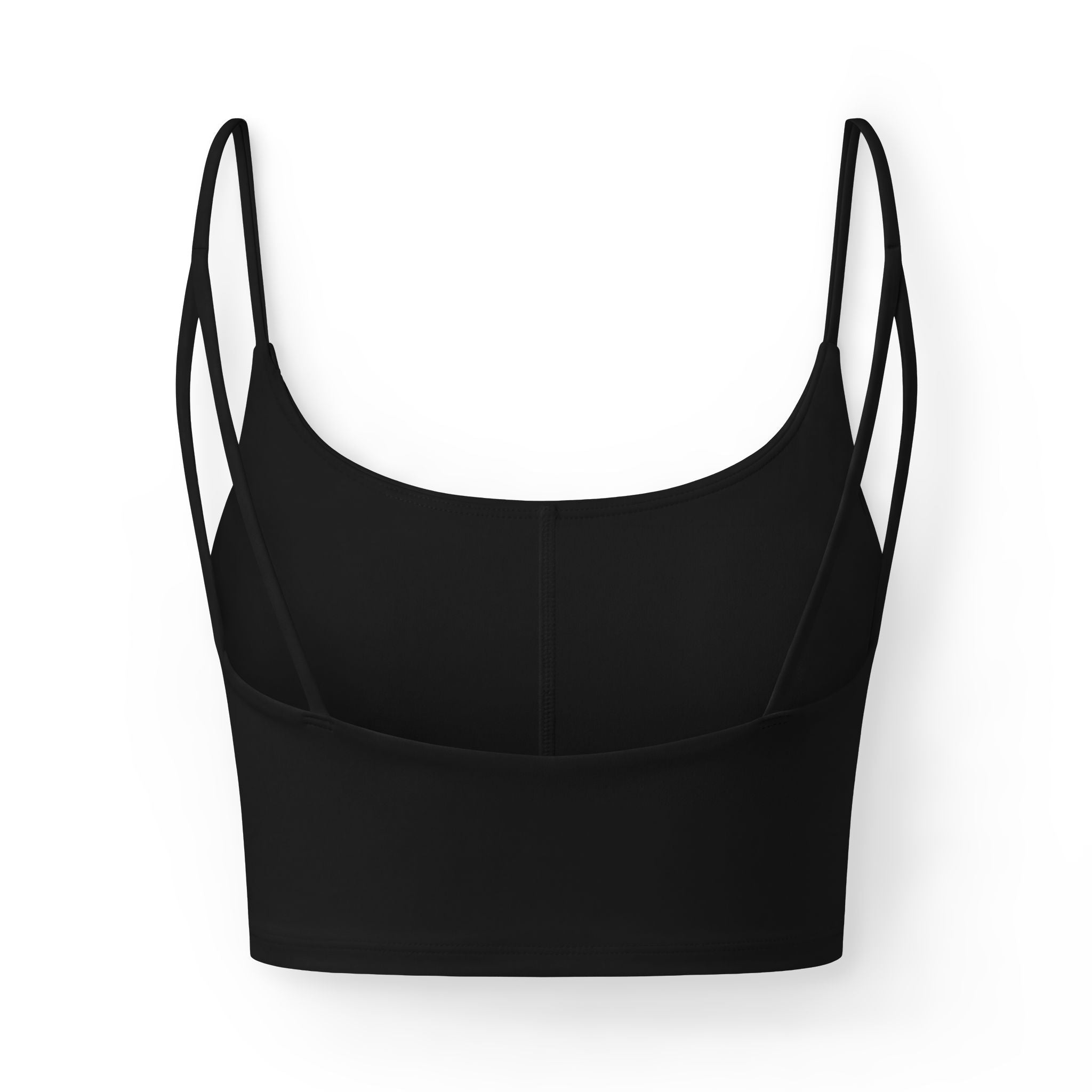 Gods & Gold Luxe Women's Bralette — Black Crop Bra with Metallic Gold Ampersand Accent