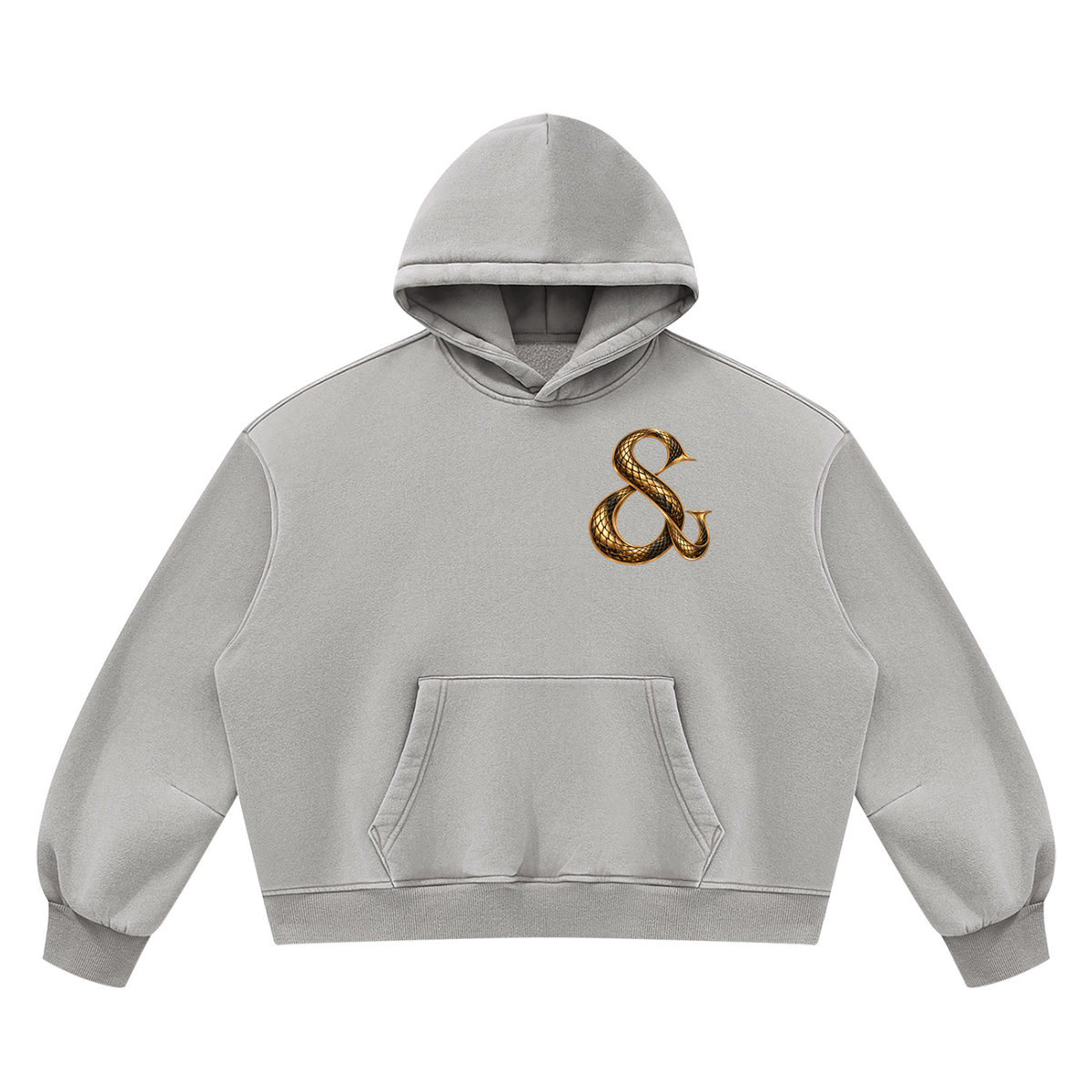 Ashen,godsandgold,hoodie,pullover,boxyhoodie,oversized,washed,fleece,lightgray,streetwear,luxurystreetwear,unisex