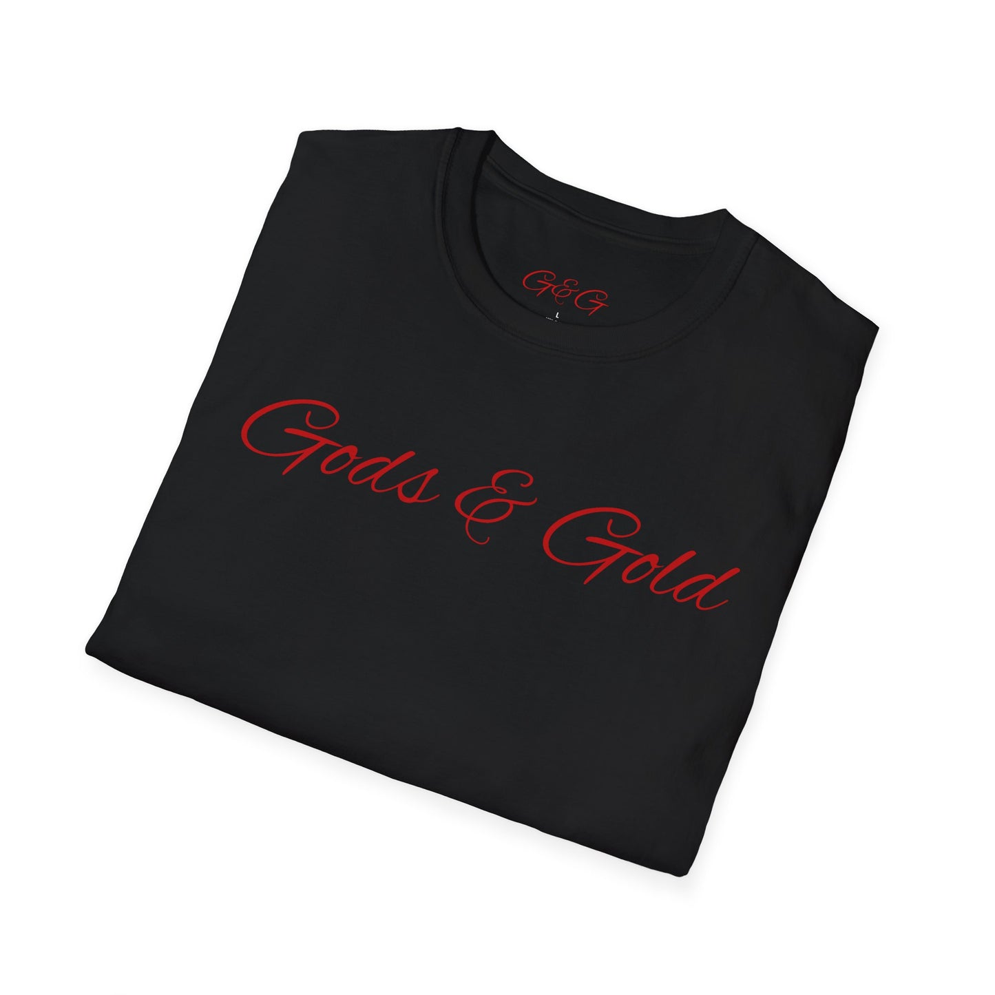 T-Shirt — “Gods & Gold” Eagle Graphic Tee (Patriotic Crest, Bold Backprint)