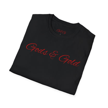 T-Shirt — “Gods & Gold” Eagle Graphic Tee (Patriotic Crest, Bold Backprint)