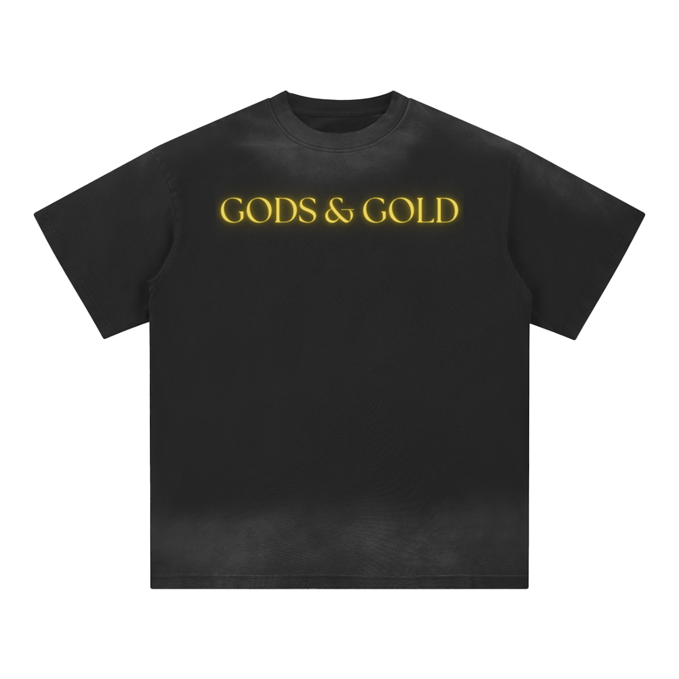 Petite Crew Neck Sunfade Edge T-Shirt