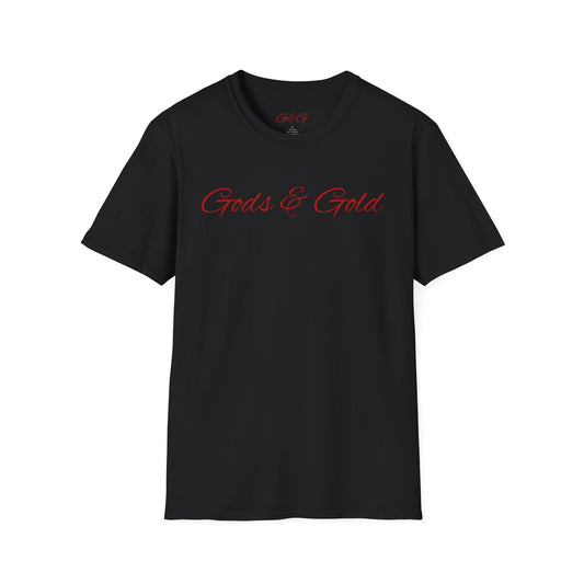 T-Shirt — “Gods & Gold” Eagle Graphic Tee (Patriotic Crest, Bold Backprint)